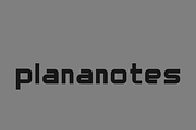 plananotes font, a Sans Serif Font by gREyPUBLIC (Thumbnail 1 of 4)