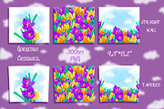 Crocuses. Tumbler sublimation, a Pattern Graphic by Maycat_store (Thumbnail 5 of 5)