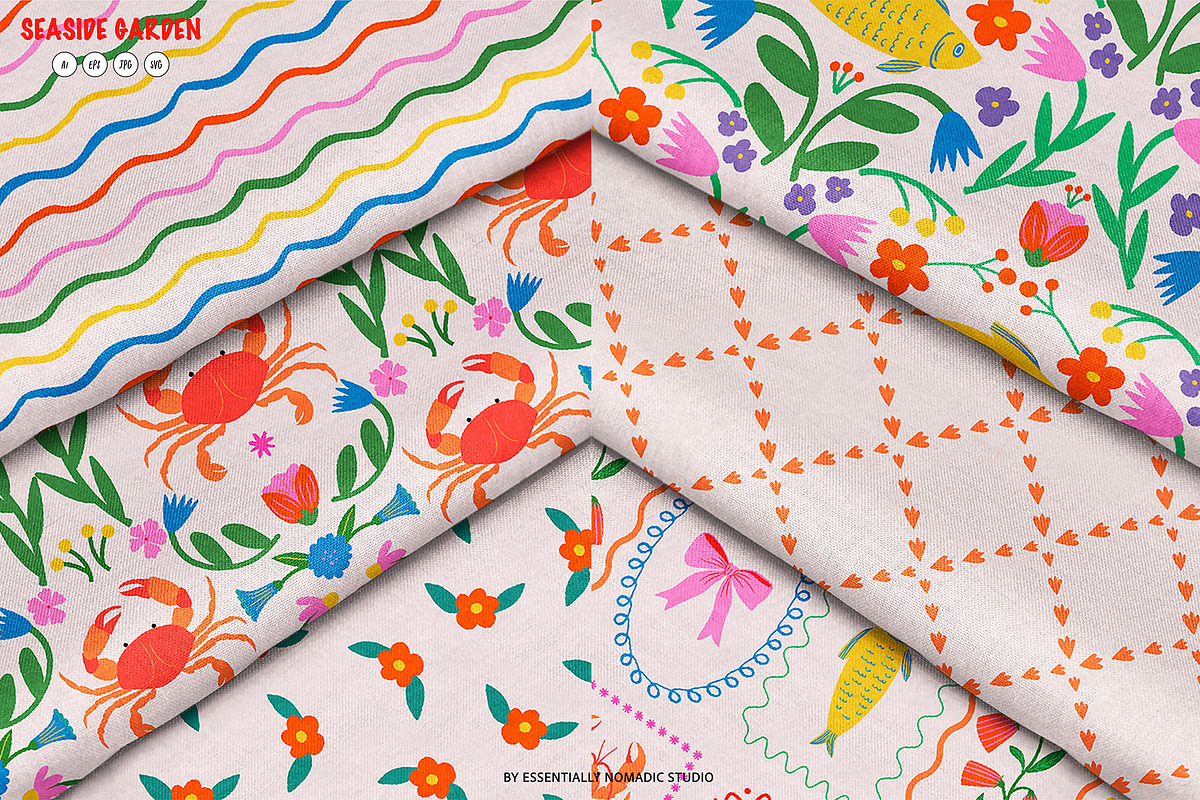 Seaside Garden Summer Patterns, a Pattern Graphic by Essentially Nomadic (Photo 11 of 11)
