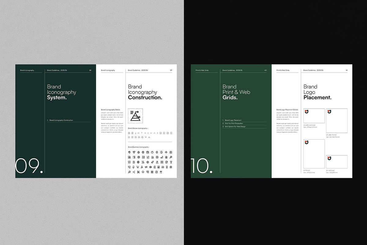 Brand Guidelines Template, a Brochure Template by DesignCrest (Photo 12 of 18)