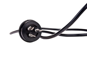 Black Cord Plug, a Technology Photo by THP Creative