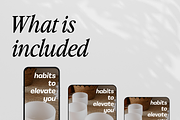 Wellness Instagram Template Bundle, a Templates & Theme by Gentle Glow Club (Thumbnail 3 of 5)