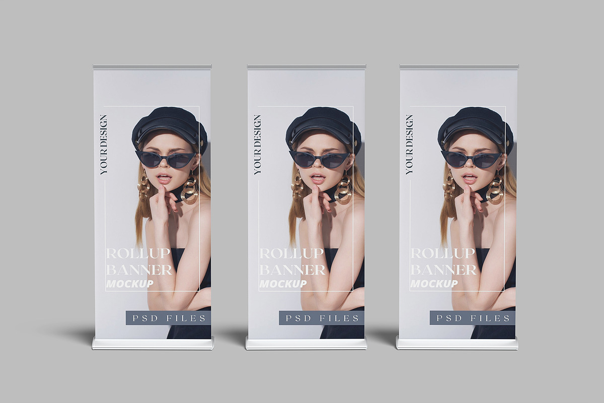 Roll Up Banner Mockup, a Print Template by lamorastudio (Photo 5 of 11)