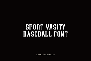 Basebold Sport Varsity Baseball Font