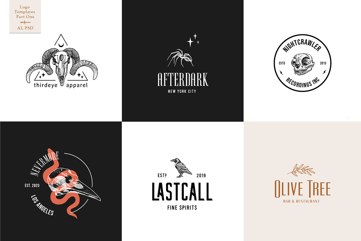 Logos & Lines | Until Nevermore, a Branding & Logo Template by Galaxybomb (Photo 3 of 14)