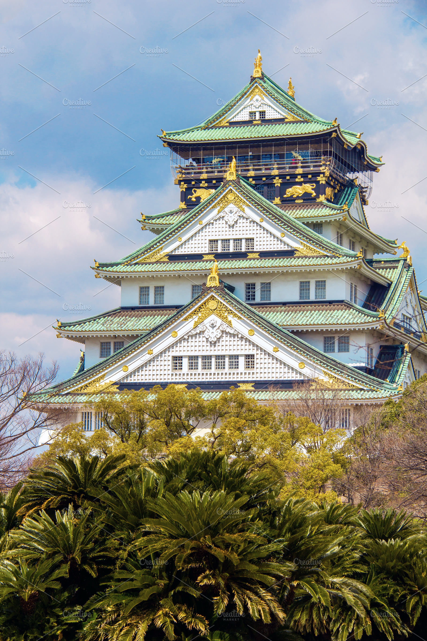 Medieval Osaka castle in Japan, an Architecture Photo by BOOCYS