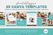 25 Food Blogger Pinterest Templates, a Social Media Template by Fallon Gerst (Thumbnail 2 of 4)