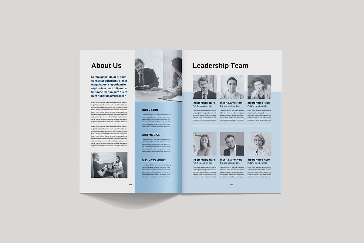 Company Profile Brochure, a Brochure Template by Leaflove (Photo 3 of 10)