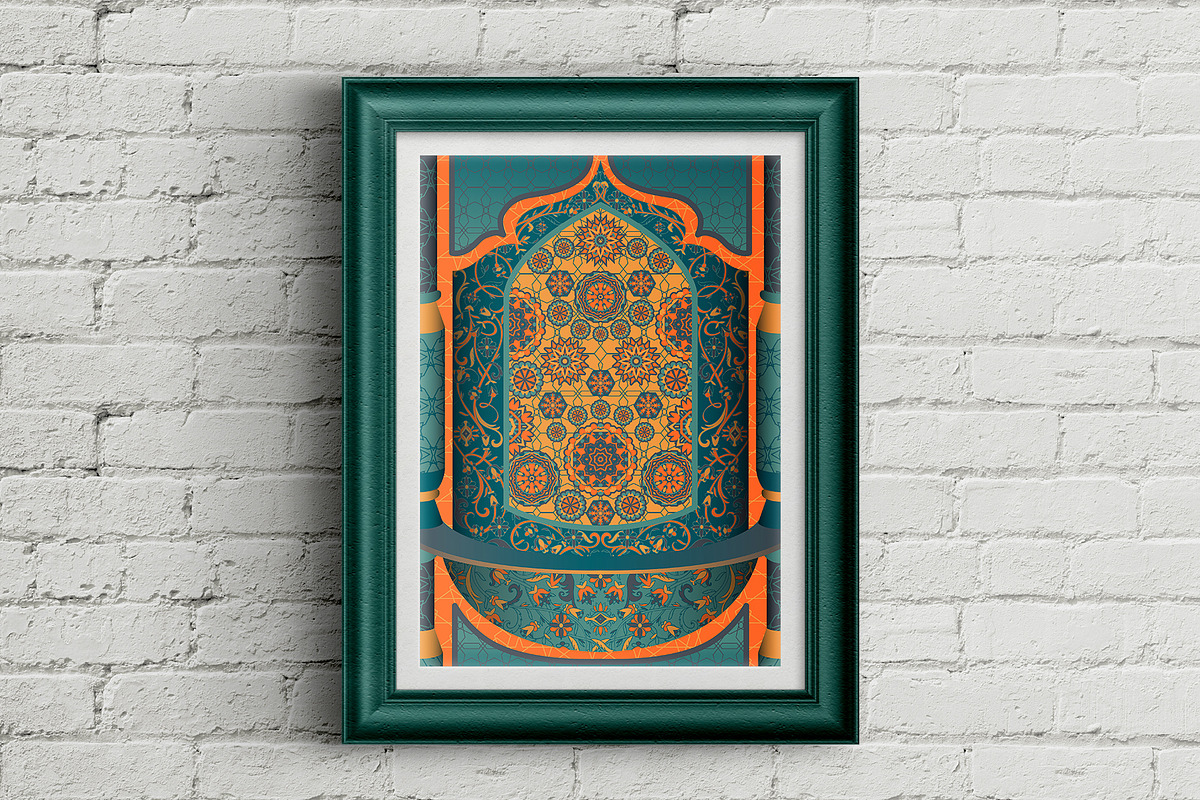 Arabic arches, a Texture Illustration by kateja (Photo 4 of 5)