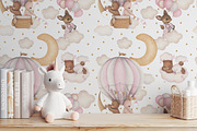 Watercolor Cute Set In The Sky, an Animal Illustration by ViktoriyaD (Thumbnail 6 of 12)