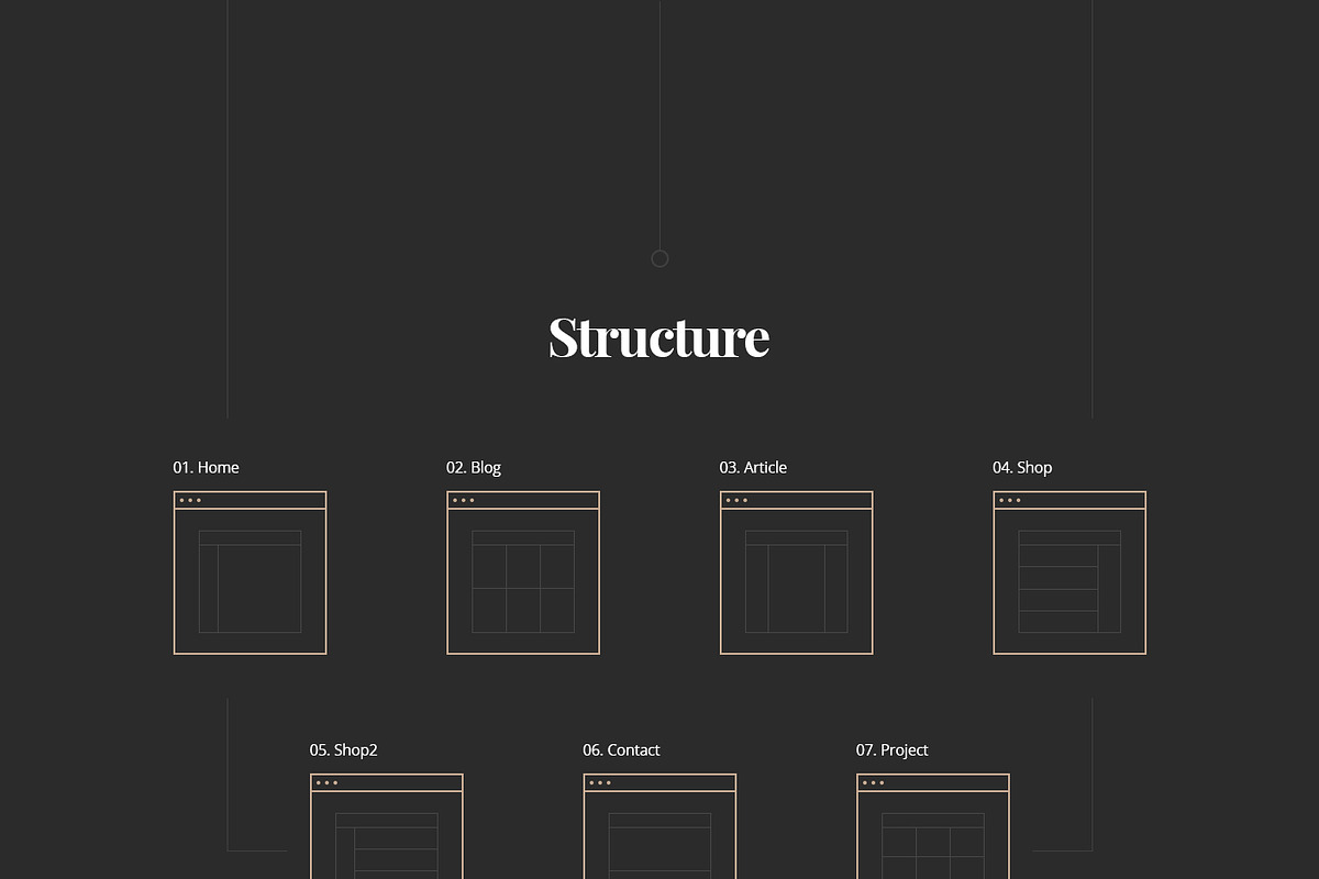 Chair – Interior Sketch Template, a Templates & Theme by Unidack Design (Photo 3 of 5)