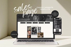Canva One-Page Sales Page Template