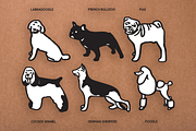 Vintage Dog Doodles Mega Bundle, an Illustration by duka (Thumbnail 14 of 19)