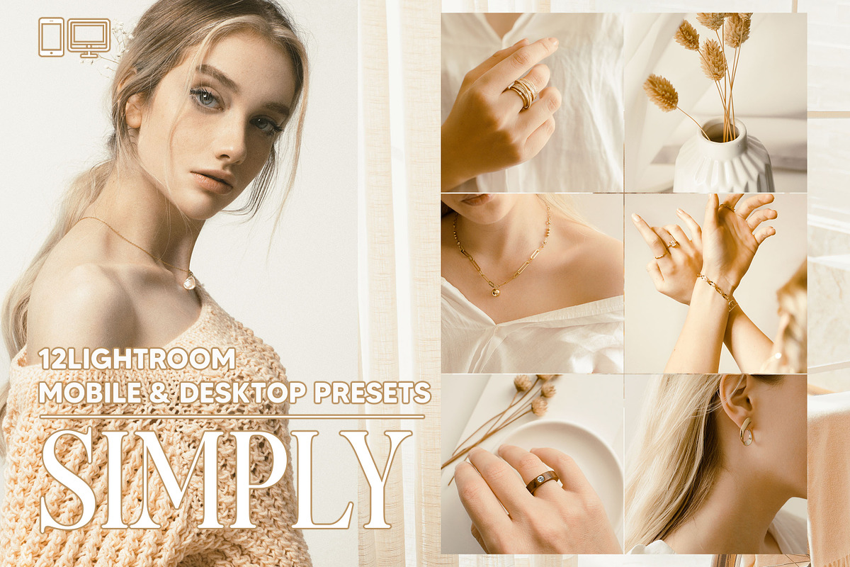 12 Simply Lightroom Presets, Bright, a Preset Add-On by Hue Palettte Studio (Photo 1 of 10)