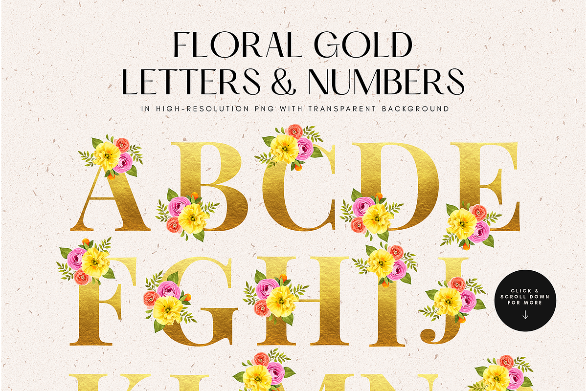 Spring Summer Flowers Watercolor, an Illustration by Rough Edges Supply Co. (Photo 6 of 10)