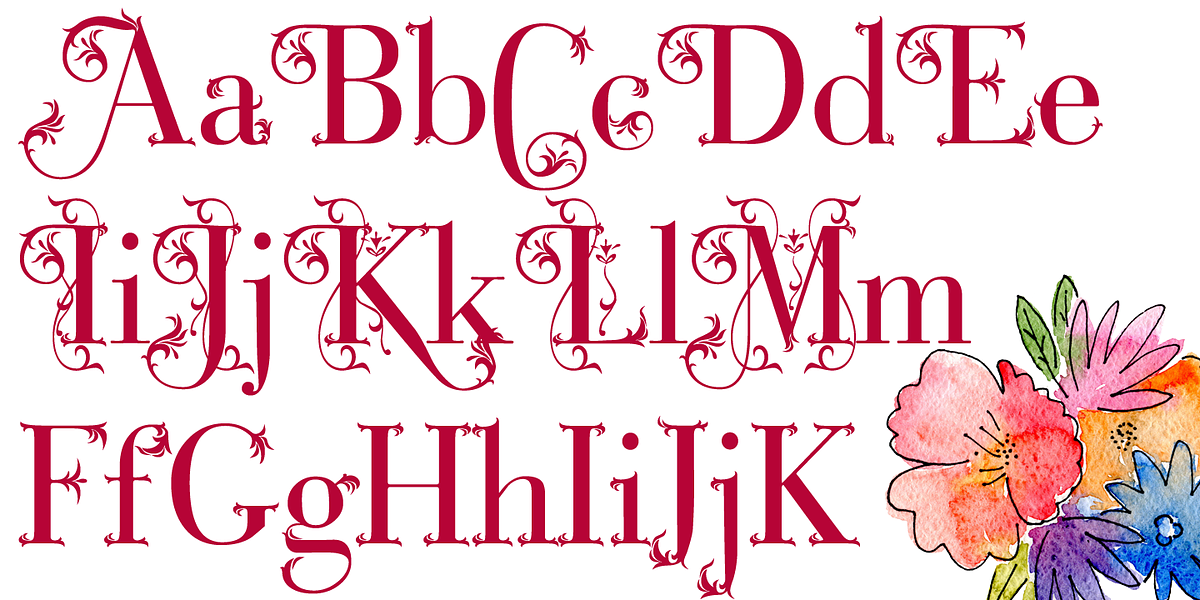 Vivian, a Serif Font by Wiescher-Design (Photo 2 of 3)