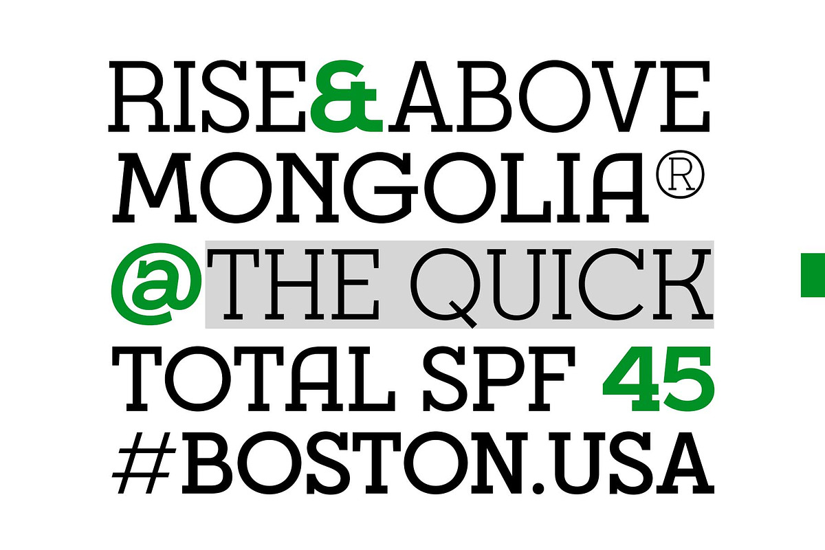 Hugells - Modern Slab Serif, a Slab Serif Font by Arterfak Project (Photo 4 of 14)