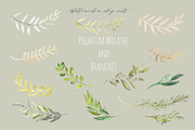 Premium Wreaths and branches, an Illustration by LABFcreations (Thumbnail 2 of 4)