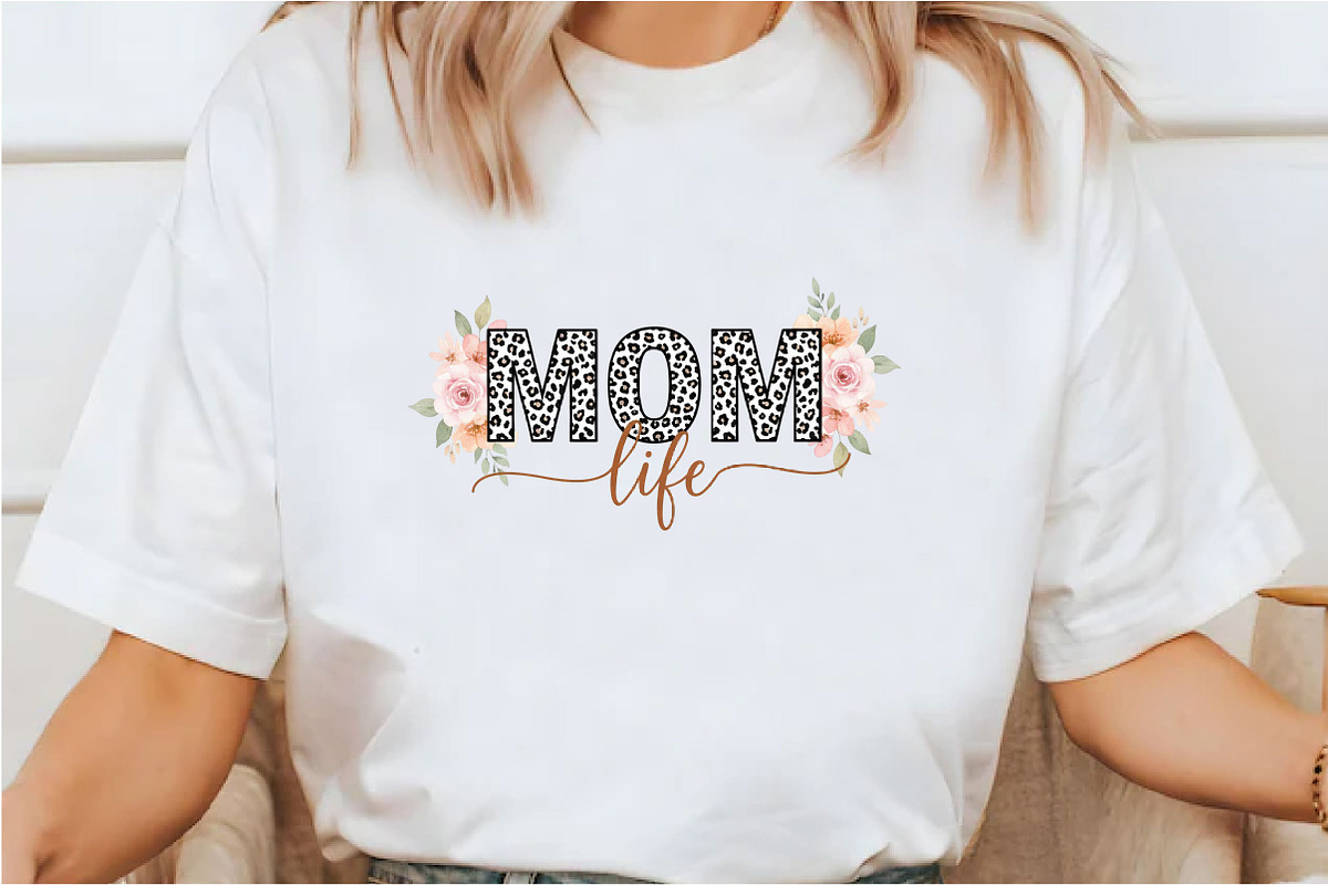 Mom Life Svg, Mother's Day Png, an Illustration by Designking (Photo 4 of 6)
