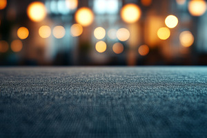 Abstract close-up of a textured surface with soft bokeh lights in the backgroun, a Background Photo by ImageMir