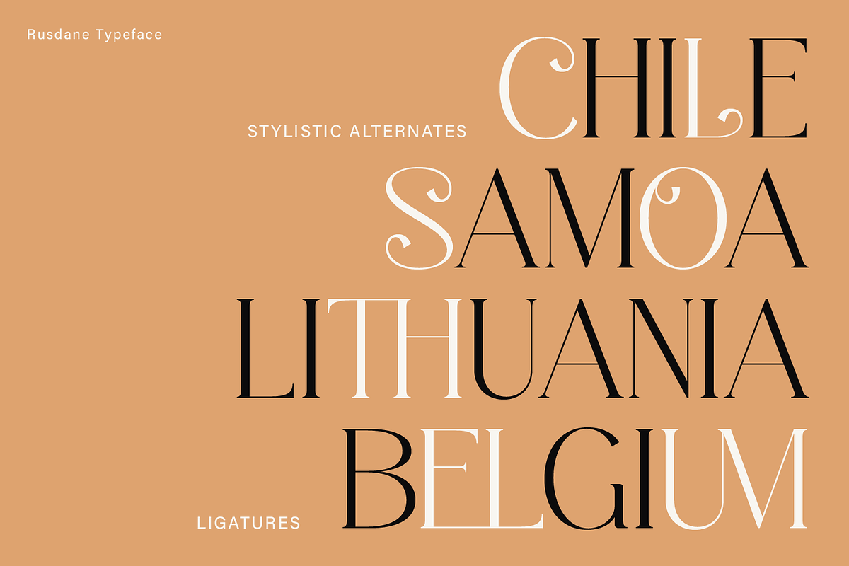 Rusdane, a Serif Font by Zaloma Studio (Photo 4 of 19)