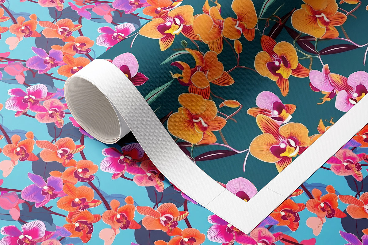 Pink Blooming Floral Patterns, a Pattern Graphic by Ninterints (Photo 18 of 20)