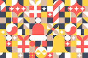 Merry Christmas seamless pattern., a Pattern Graphic by Evgeniya Dzhumm (Thumbnail 6 of 7)