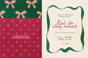 Soft & Jolly Holiday Backgrounds, a Background Graphic by DigARTbyHavroshka (Thumbnail 5 of 12)