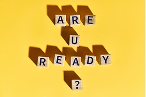 Are You Ready question on wooden, a Business Photo by Gladkov photography