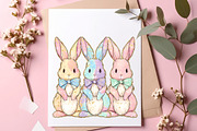 Bunny Coquette Bow PNG, Brushstroke, an Illustration by SinaCreation (Thumbnail 2 of 7)