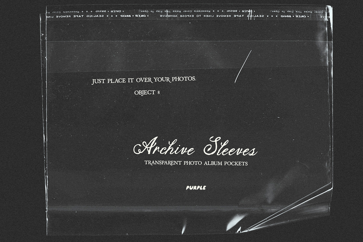 Archive Sleeves: Photo Overlays, a Texture Graphic by Purple (Photo 9 of 11)