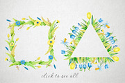 Watercolor Spring Set, a Decorative Illustration by annasokol_ (Thumbnail 3 of 8)