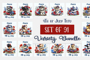 91 Art for 4th of July Decor Bundle, an Animal Illustration by Art Paradise Studios (Thumbnail 1 of 2)