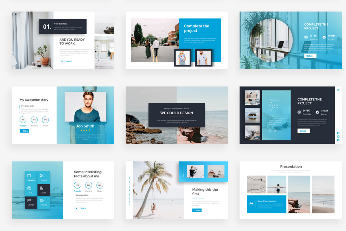 Active Google Slide Bundle, a Presentation Template by One Percent Studio (Photo 6 of 30)