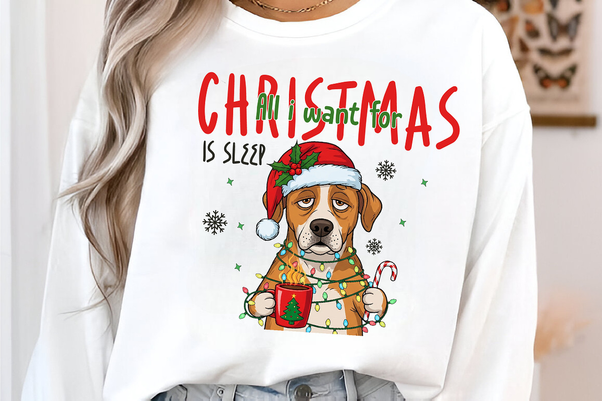 Sarcastic Christmas Funny Dog Coffee, an Illustration by SinaCreation (Photo 3 of 7)
