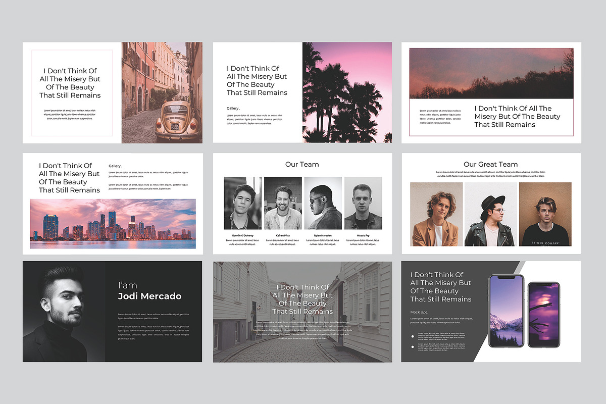 Jessica - Keynote Template, a Presentation Template by riz creative studio (Photo 7 of 8)