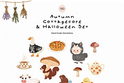 Autumn Cottagecore & Halloween Set, a Seasonal Illustration by divanovskaya_nv (Thumbnail 6 of 18)