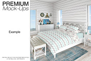 Bedding Mockups Coastal Style, a Product Mockup by mock-ups (Thumbnail 7 of 18)
