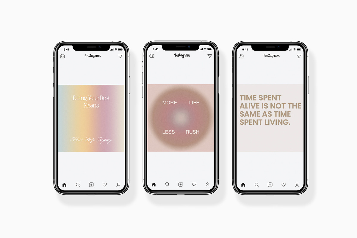 Instagram Social Media Quotes PS, a Social Media Template by Feel This (Photo 4 of 18)