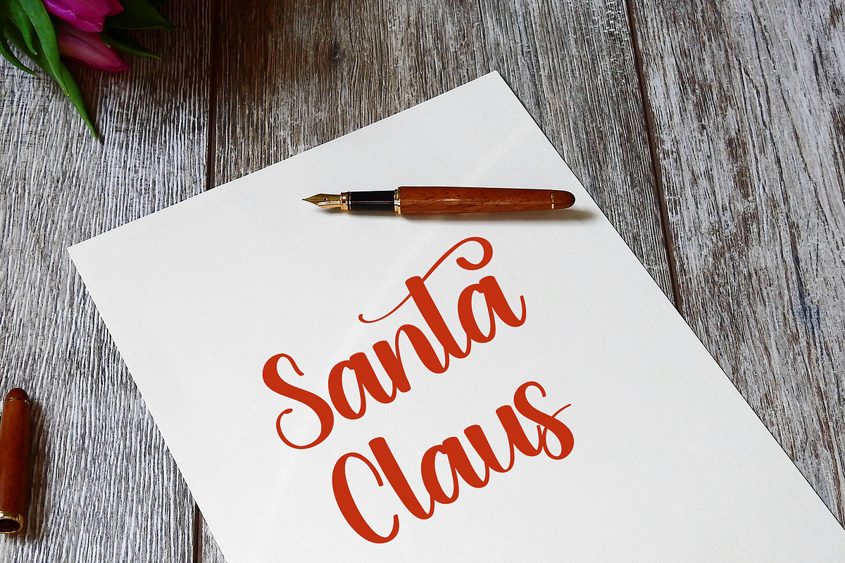 Christmas Font, a Script Font by Akrinity Digital (Photo 3 of 6)