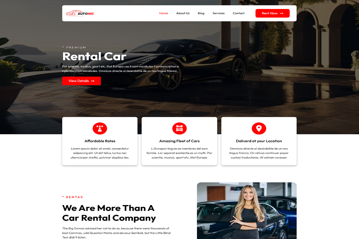 Autonic Car Searching Elementor Kit, a WordPress Template by Techeshta Solutions (Photo 2 of 5)