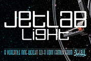 Jetlab Light - sci-fi logo font, a Sans Serif Font by Swell Type (Thumbnail 1 of 5)