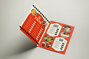 Orange Vintage Food Menu Bifold, a Brochure Template by graphicook (Thumbnail 2 of 3)
