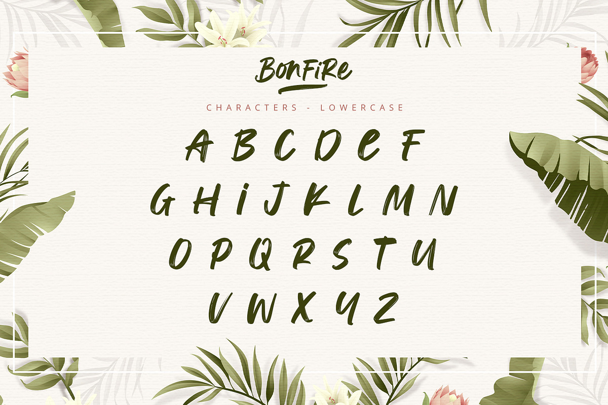 Bonfire - Modern Brush Font, a Handwritten Font by Alpaprana (Photo 10 of 13)