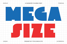 Megasize - Bold Geometric Font