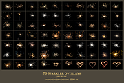70 Sparkler Overlays, a Photo by HappyNews (Thumbnail 2 of 6)