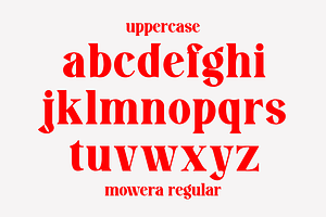 Mowera - Bold Serif