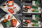 Burger & Fast Food Packaging Mockups, a Packaging Mockup by Vitora Mockup (Thumbnail 4 of 12)