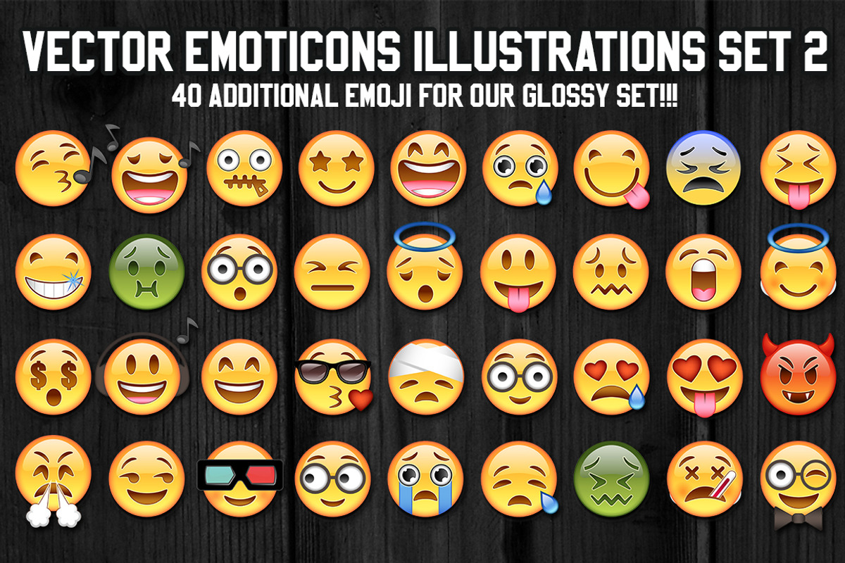 36 Vector Emoji Illustration Set 2, an Emoji Icon by Pingebat (Photo 1 of 3)