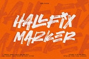 Hallfix Marker, a Handwritten Font by Negara Studio (Thumbnail 1 of 9)